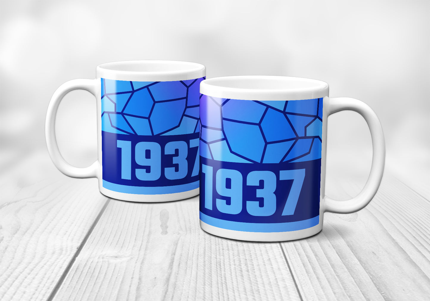 1937 Year Mug (11oz, Royal Blue)