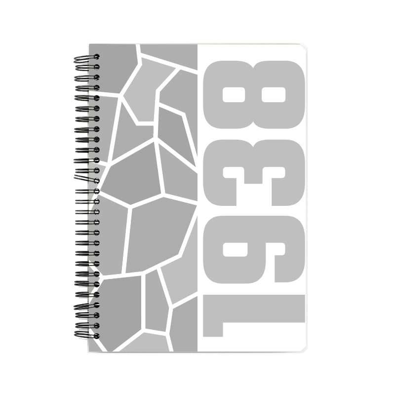 1938 Year Notebook (White)