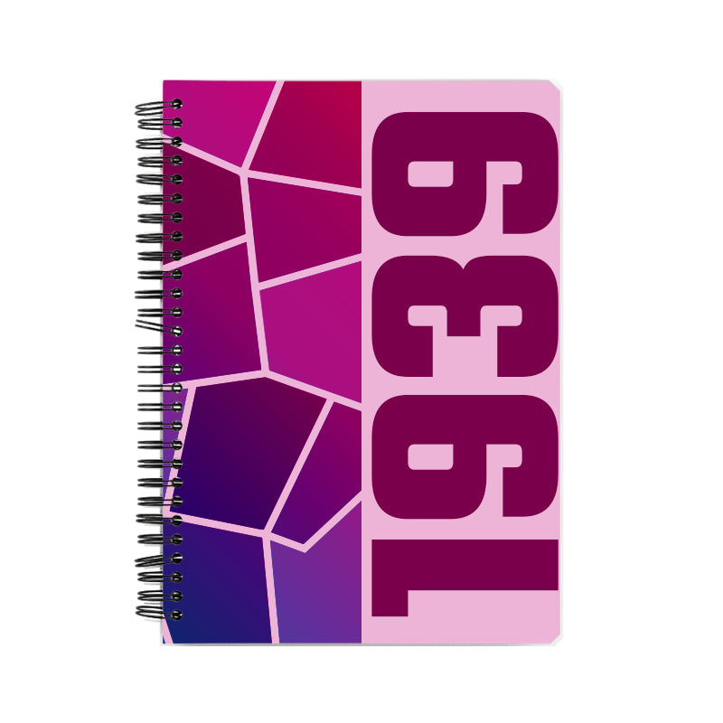 1939 Year Notebook (Light Pink)