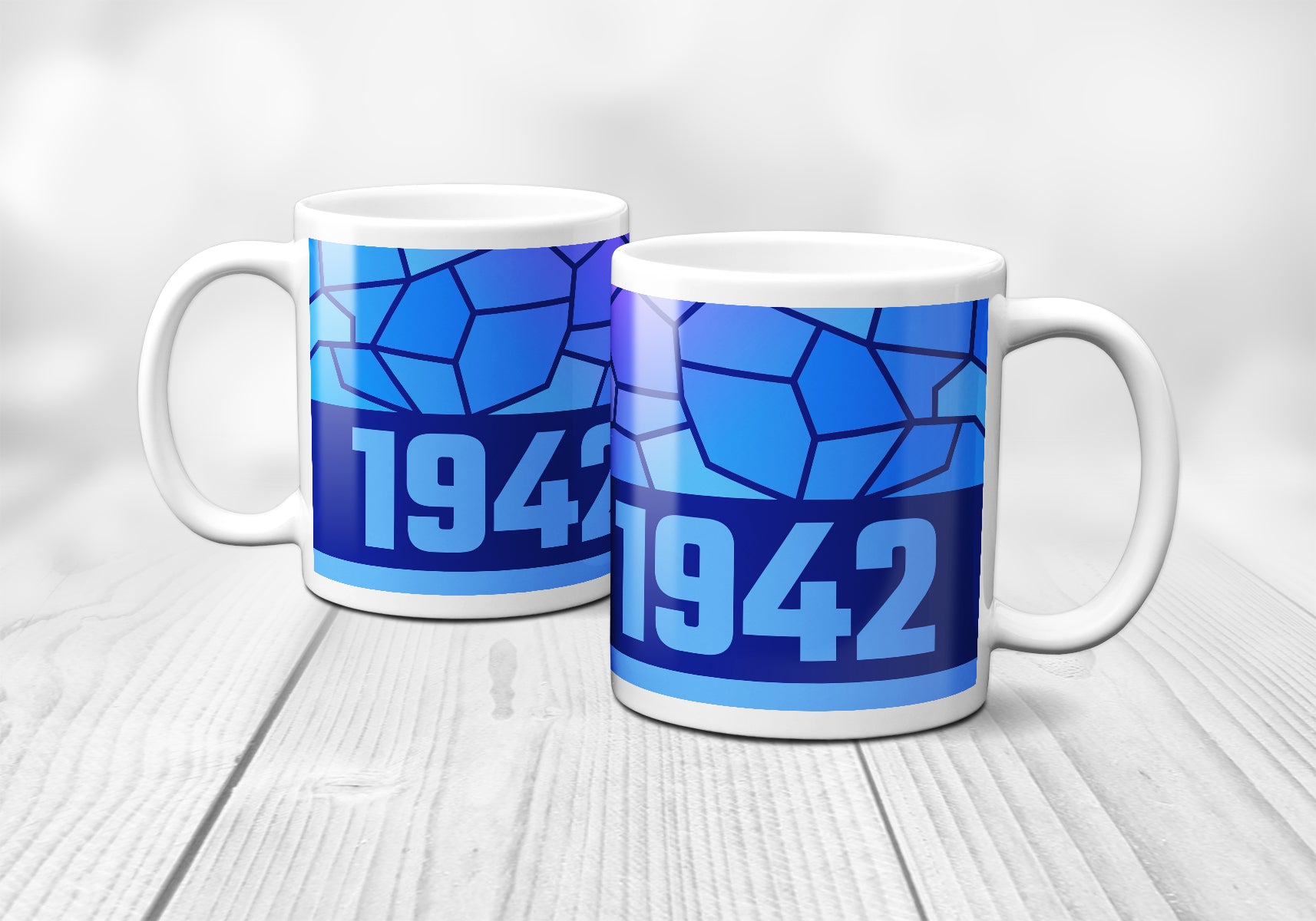 1942 Year Mug (11oz, Royal Blue)