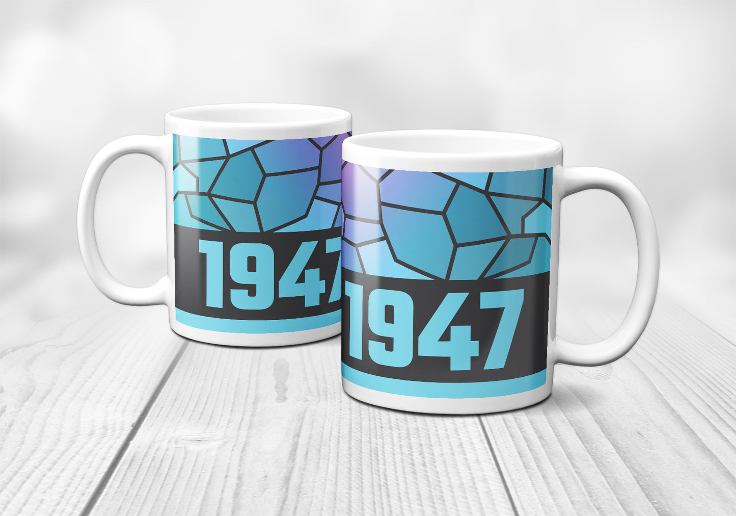 1947 Year Mug (11oz, Charcoal Grey)