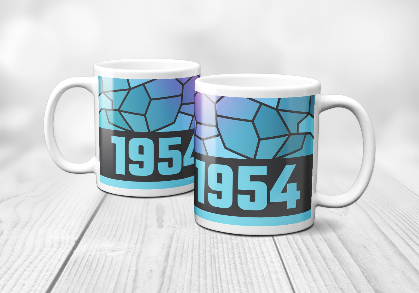 1954 Year Mug (11oz, Charcoal Grey)