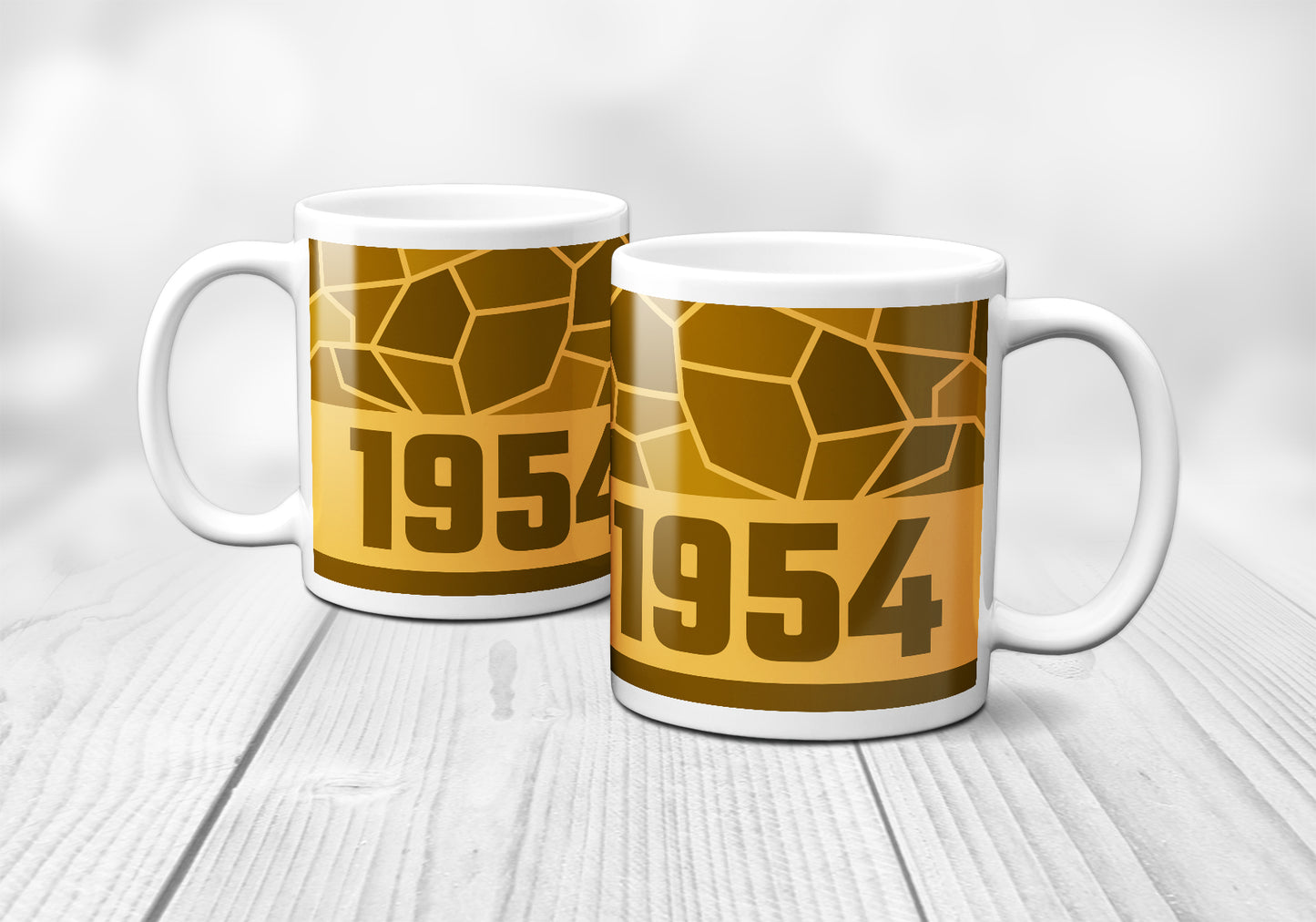 1954 Year Mug (11oz, Golden Yellow)