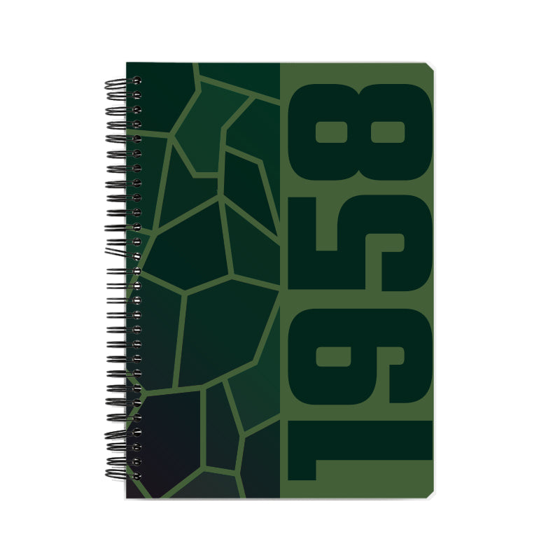 1958 Year Notebook (Olive Green)