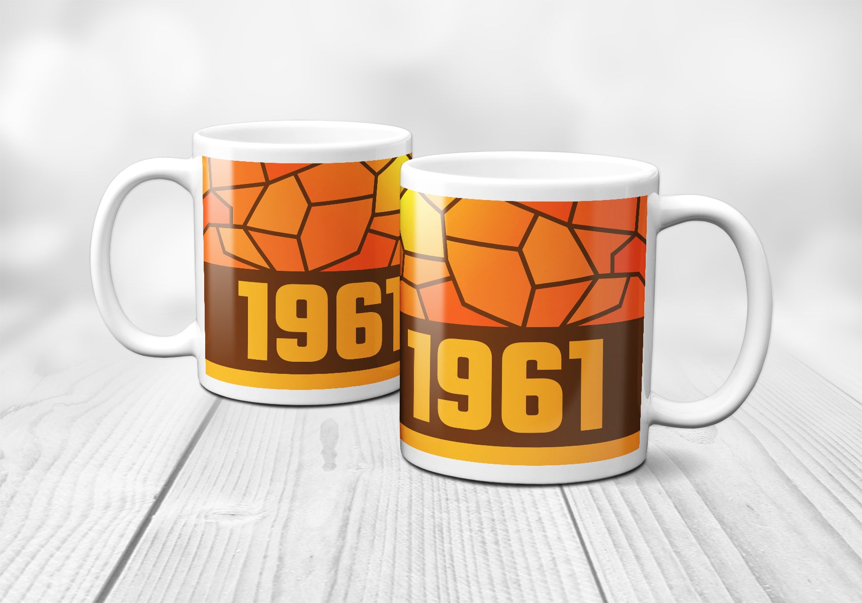 1961 Year Mug (11oz, Brown)