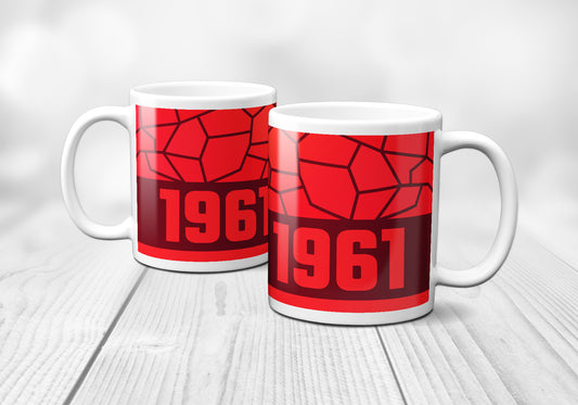 1961 Year Mug (11oz, Maroon)