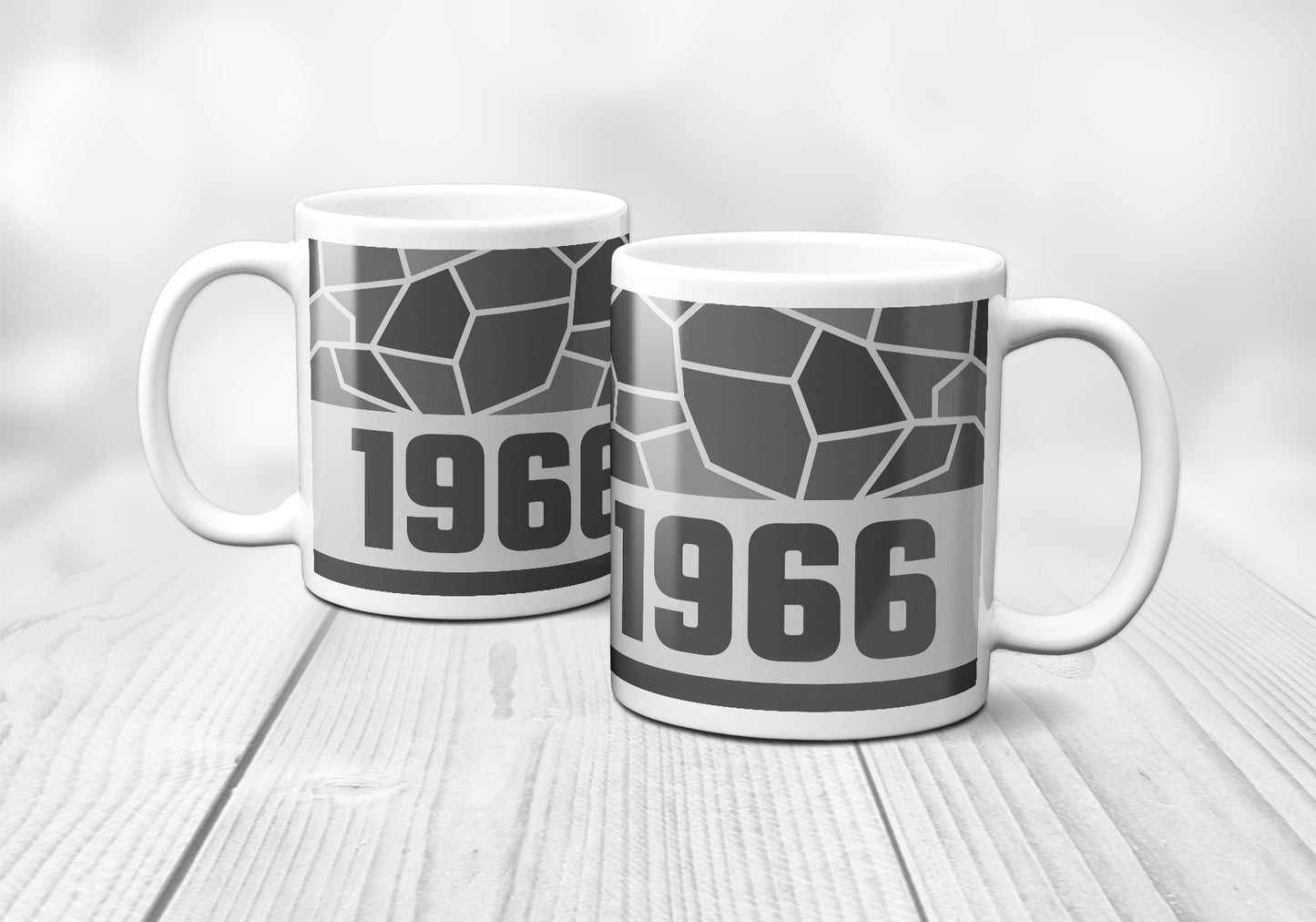 1966 Year Mug (11oz, Melange Grey)