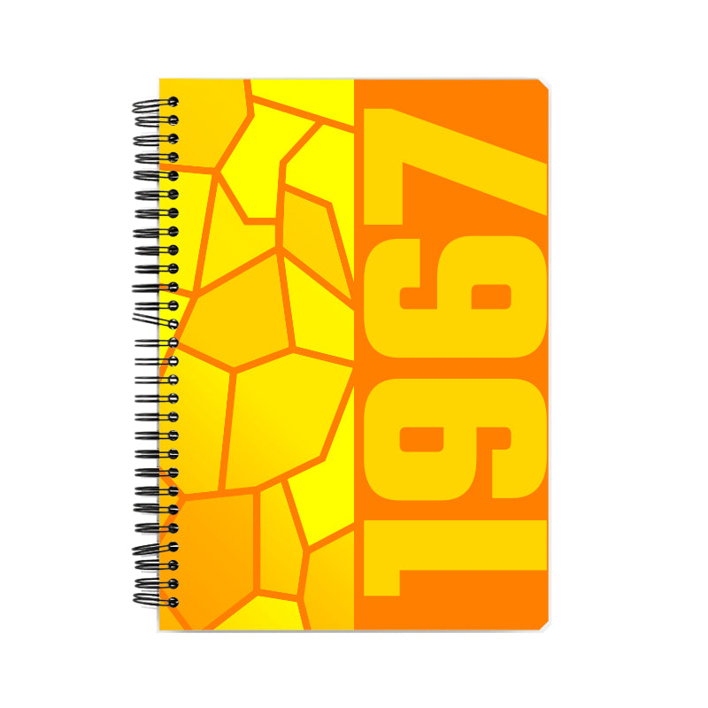 1967 Year Notebook (Orange)