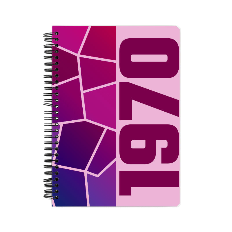 1970 Year Notebook (Light Pink)