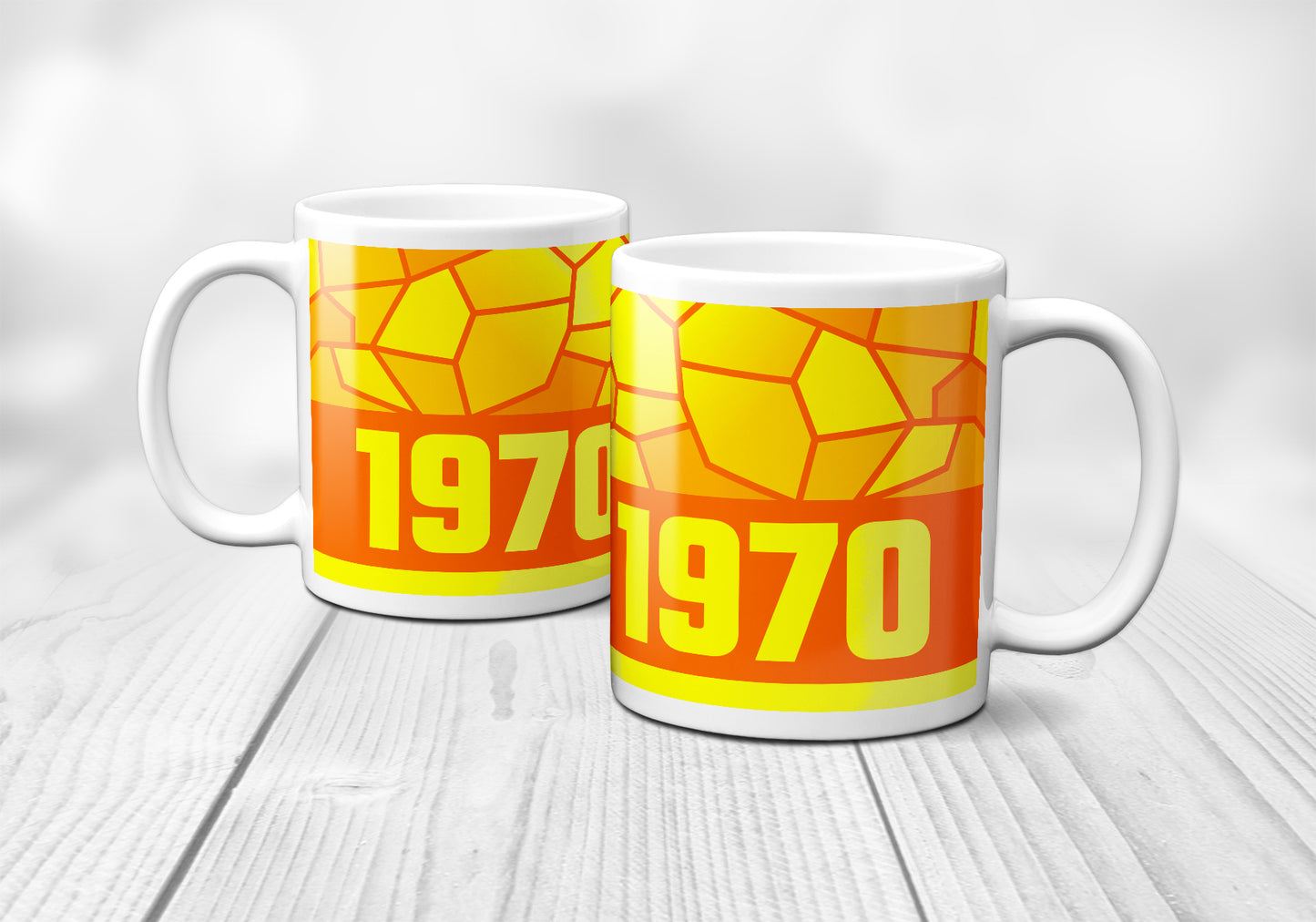 1970 Year Mug (11oz, Orange)