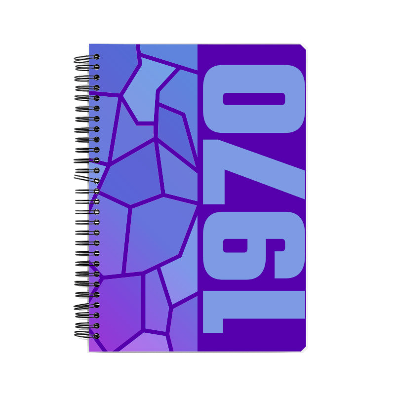 1970 Year Notebook (Purple)