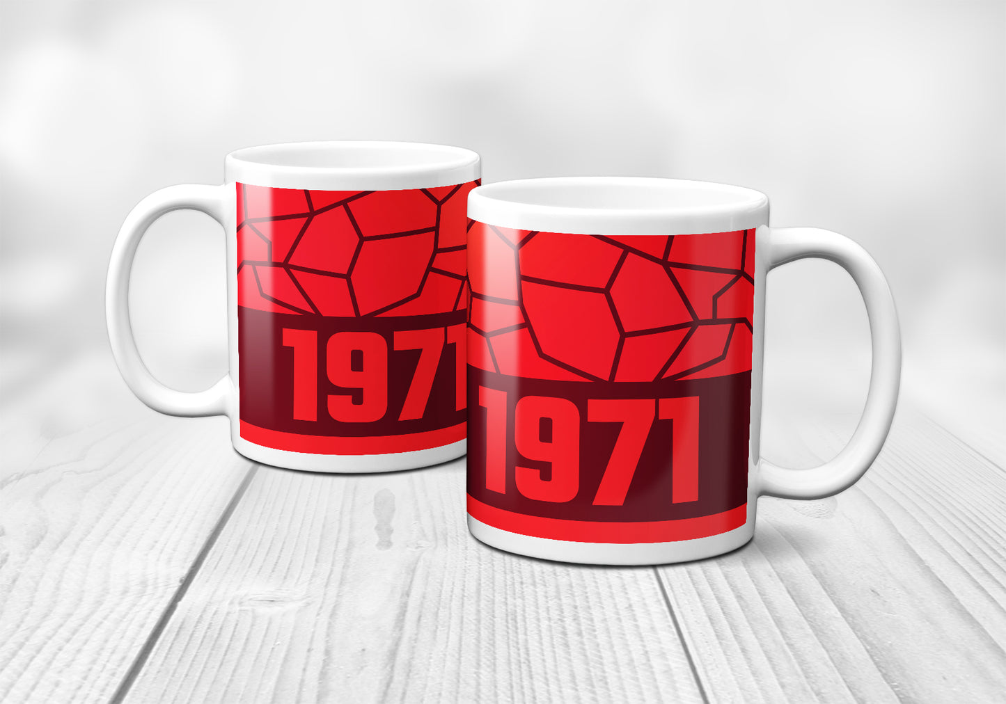 1971 Year Mug (11oz, Maroon)