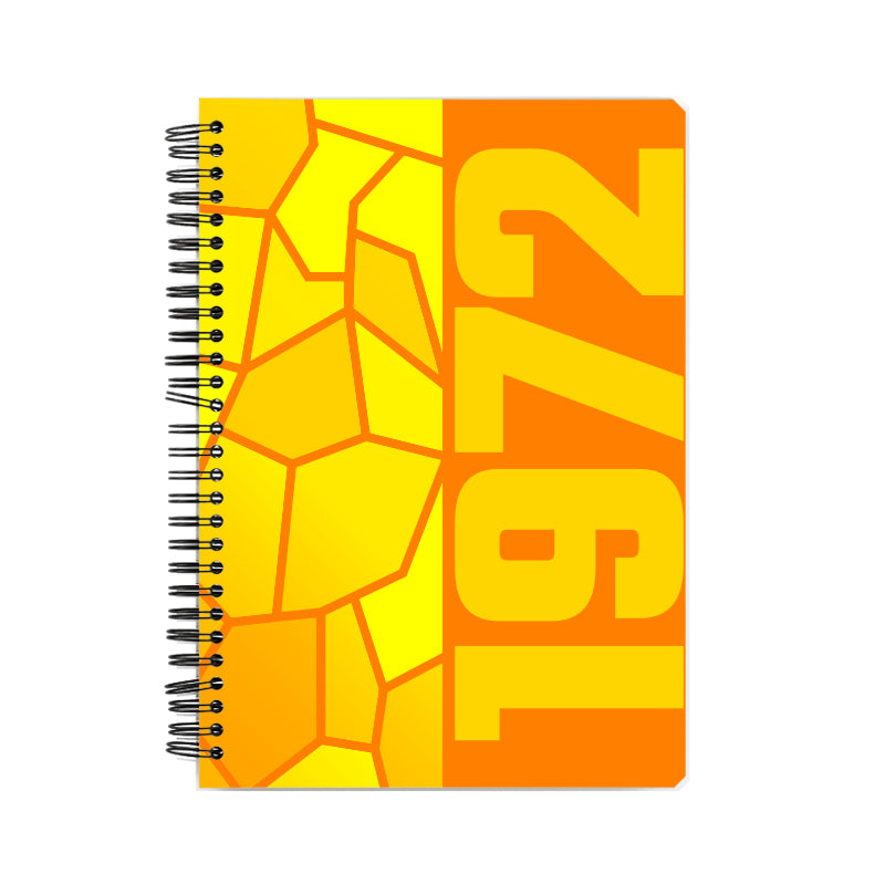 1972 Year Notebook (Orange)