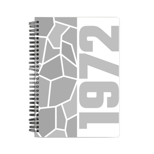 1972 Year Notebook (White)