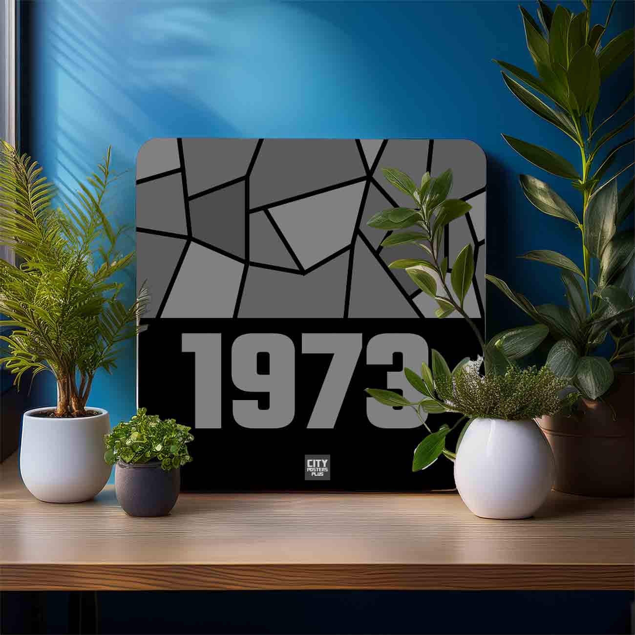 1973 Year Mousepad (Black)