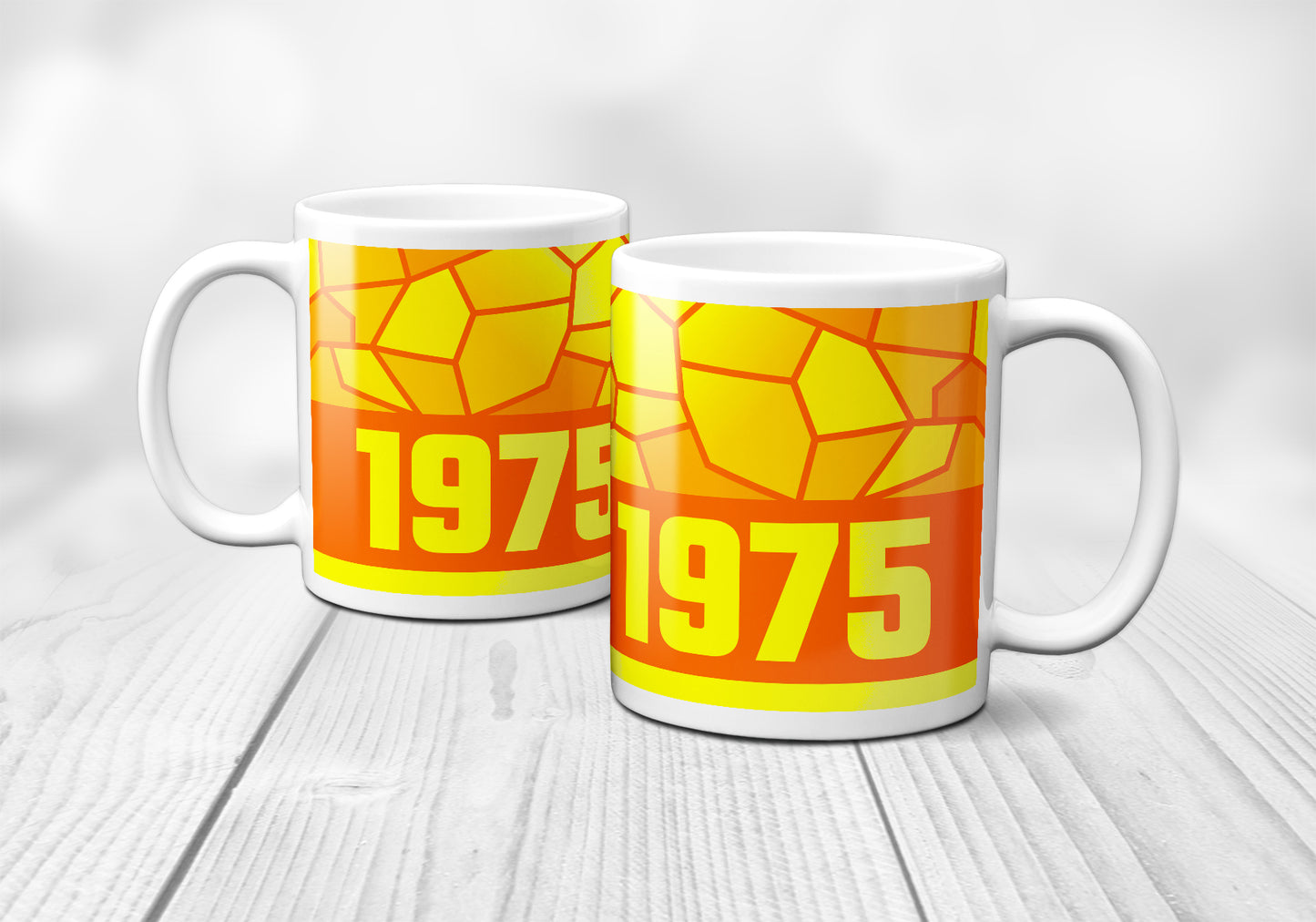 1975 Year Mug (11oz, Orange)