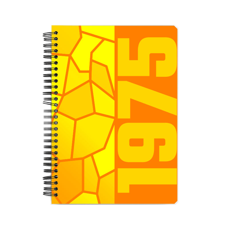 1975 Year Notebook (Orange)