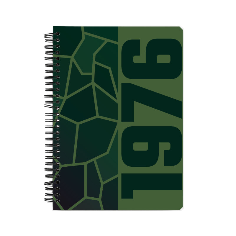 1976 Year Notebook (Olive Green)