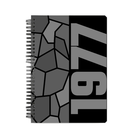 1977 Year Notebook (Black)