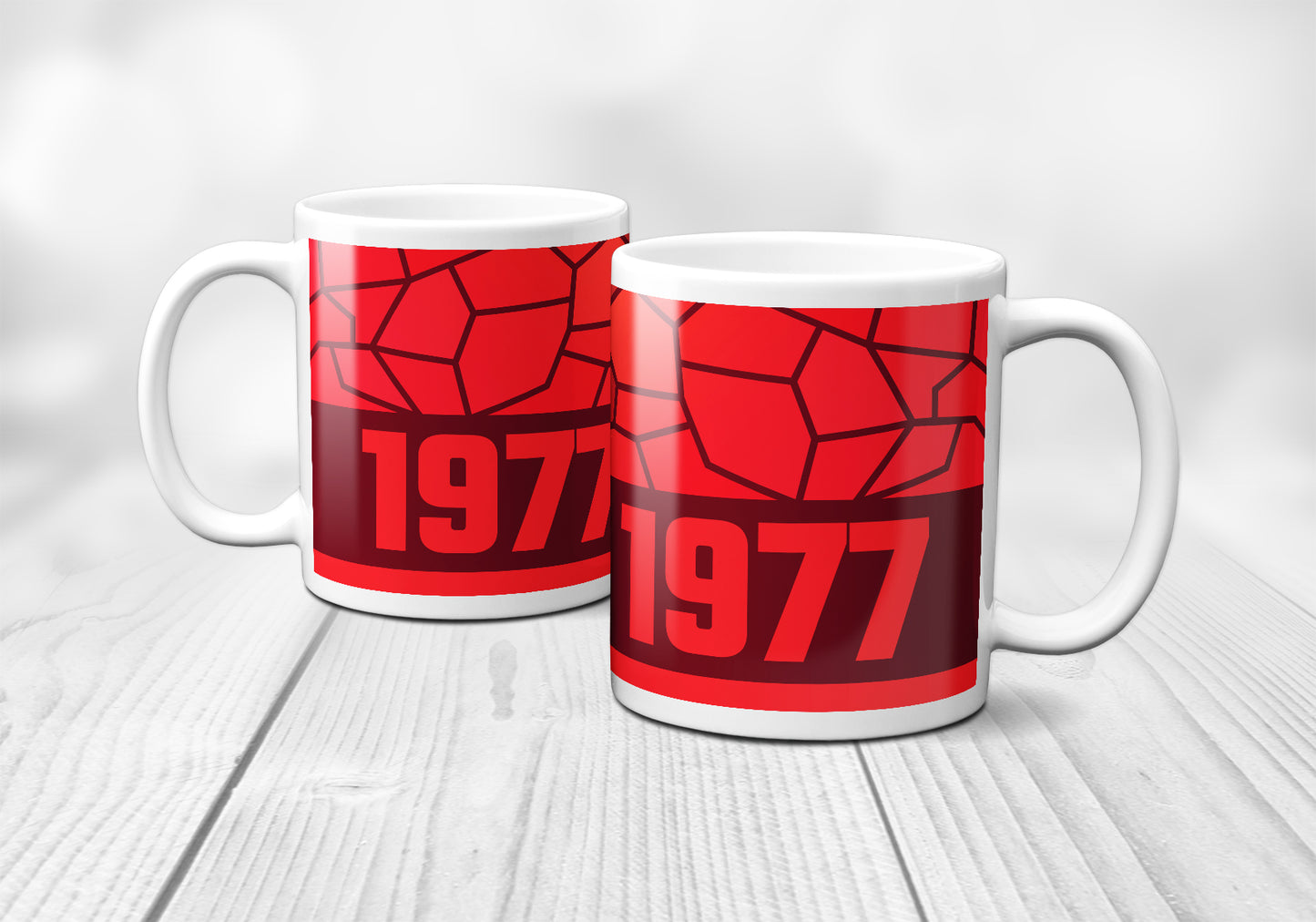 1977 Year Mug (11oz, Maroon)