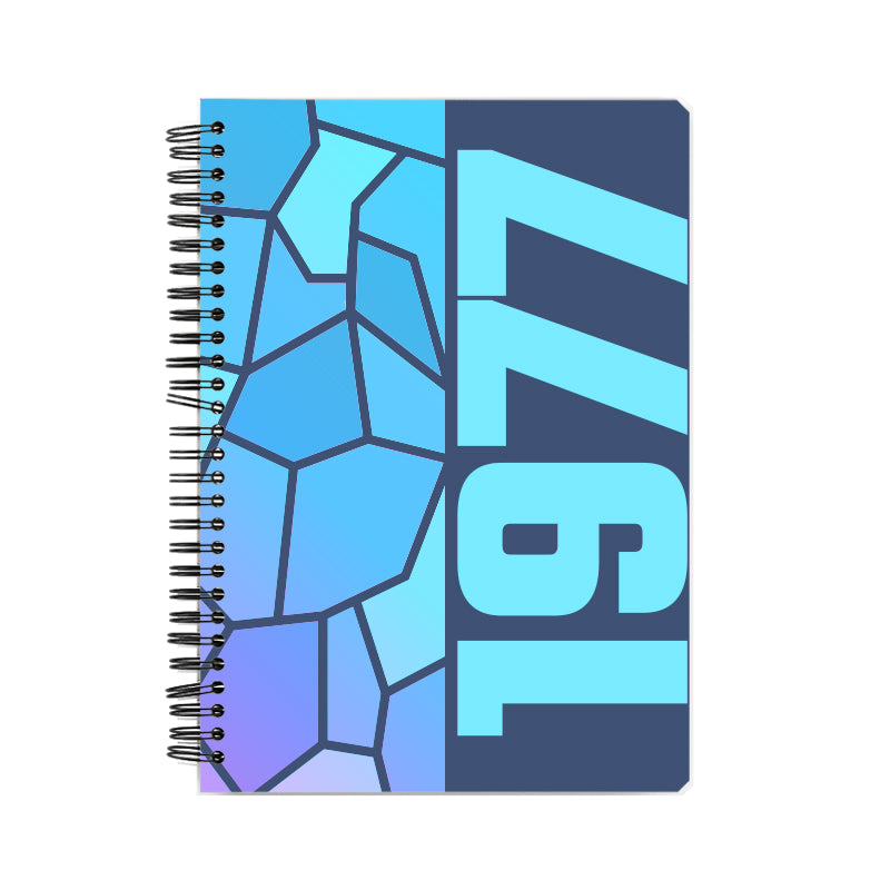 1977 Year Notebook (Navy Blue)