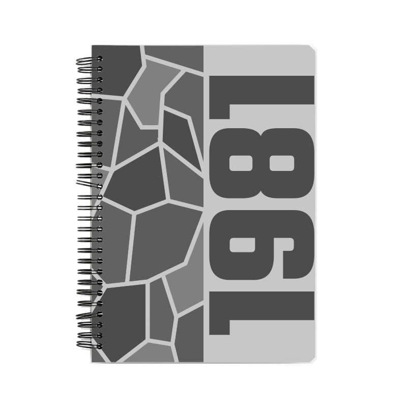 1981 Year Notebook (Melange Grey)
