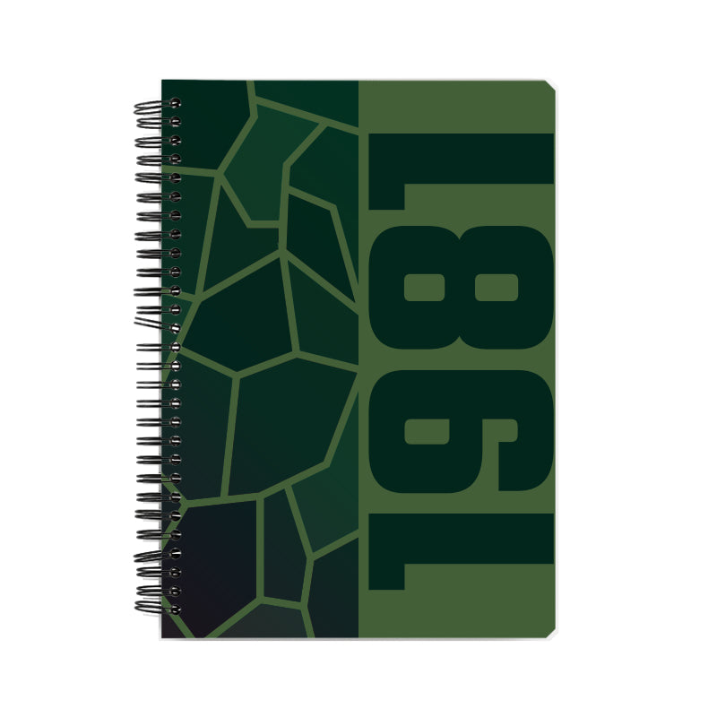 1981 Year Notebook (Olive Green)