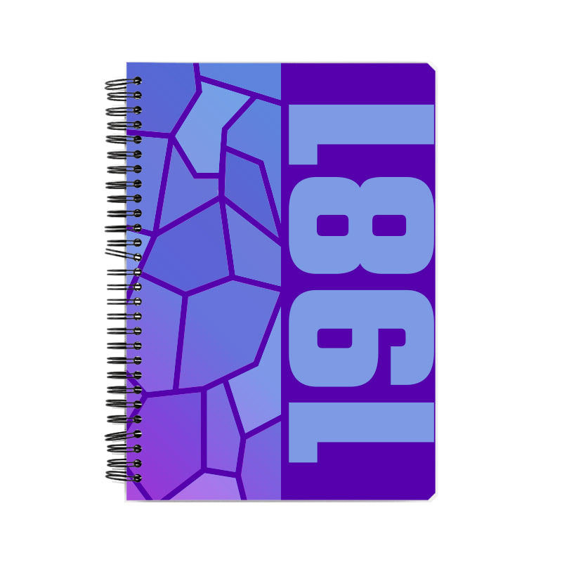 1981 Year Notebook (Purple)