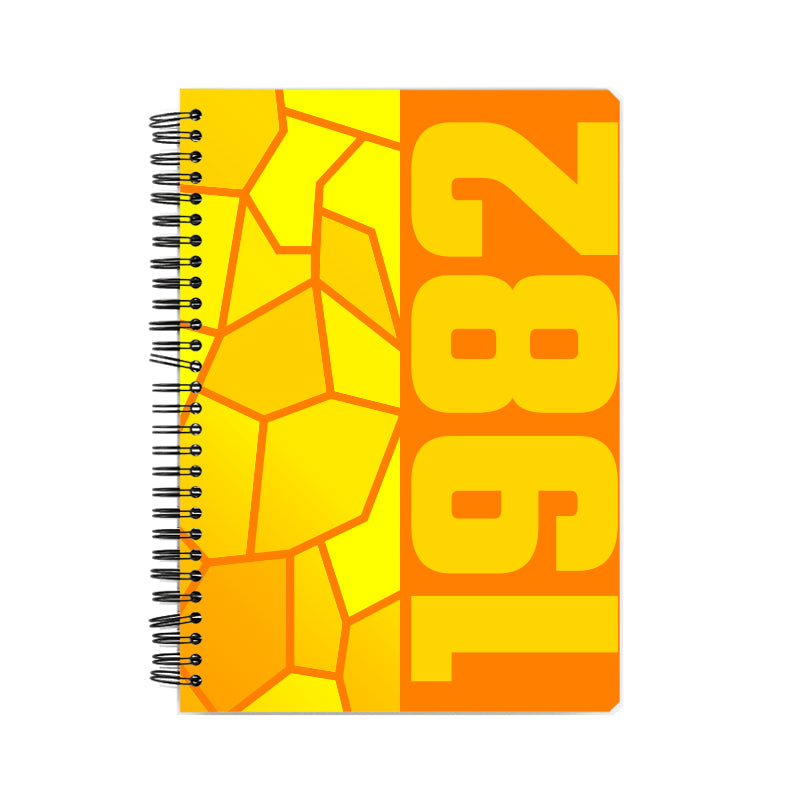 1982 Year Notebook (Orange)