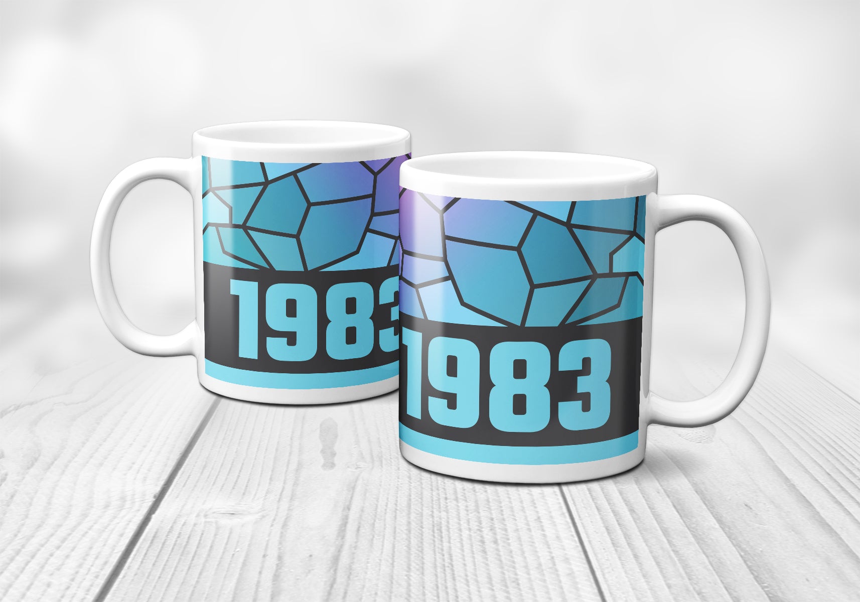 1983 Year Mug (11oz, Charcoal Grey)