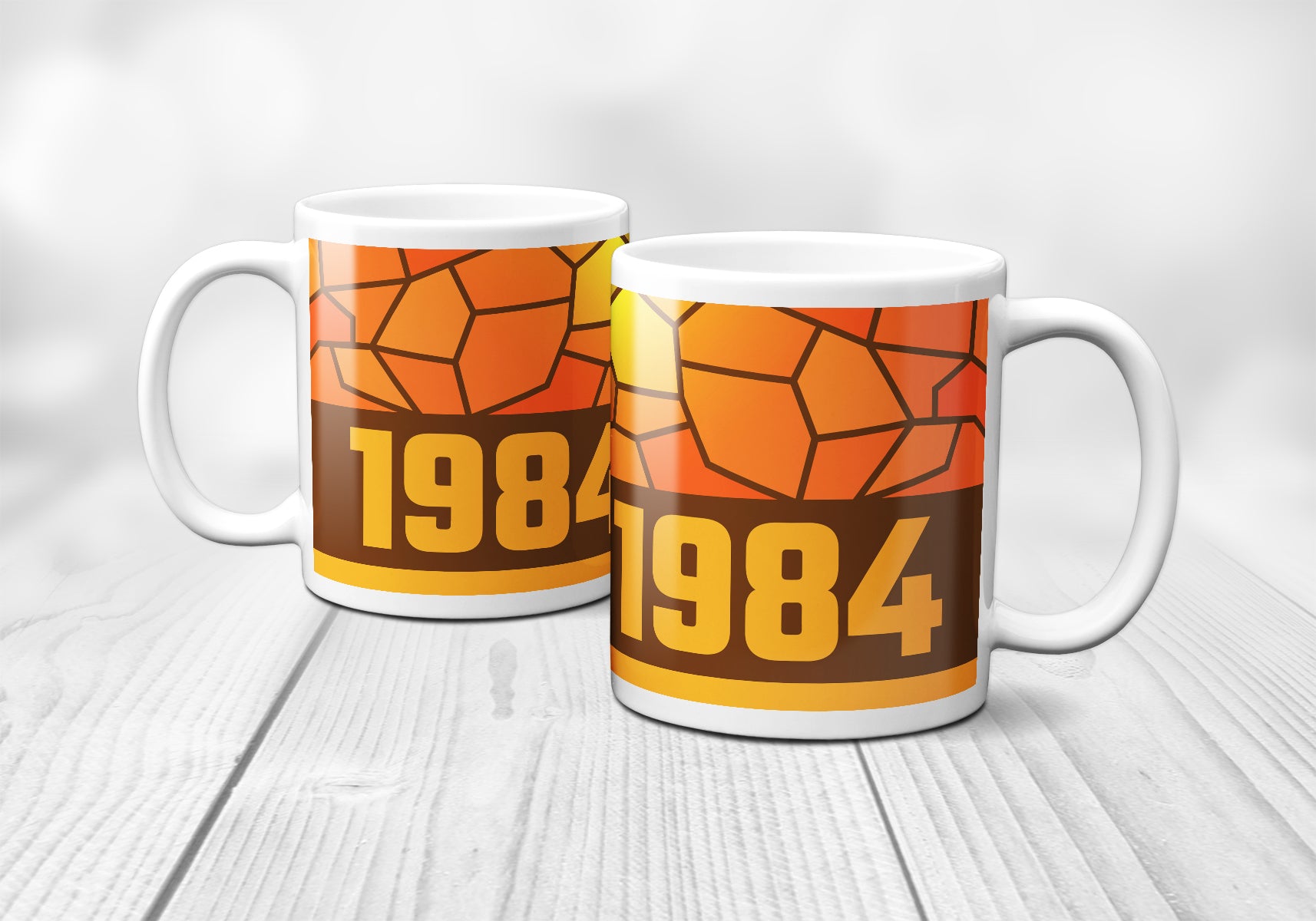 1984 Year Mug (11oz, Brown)