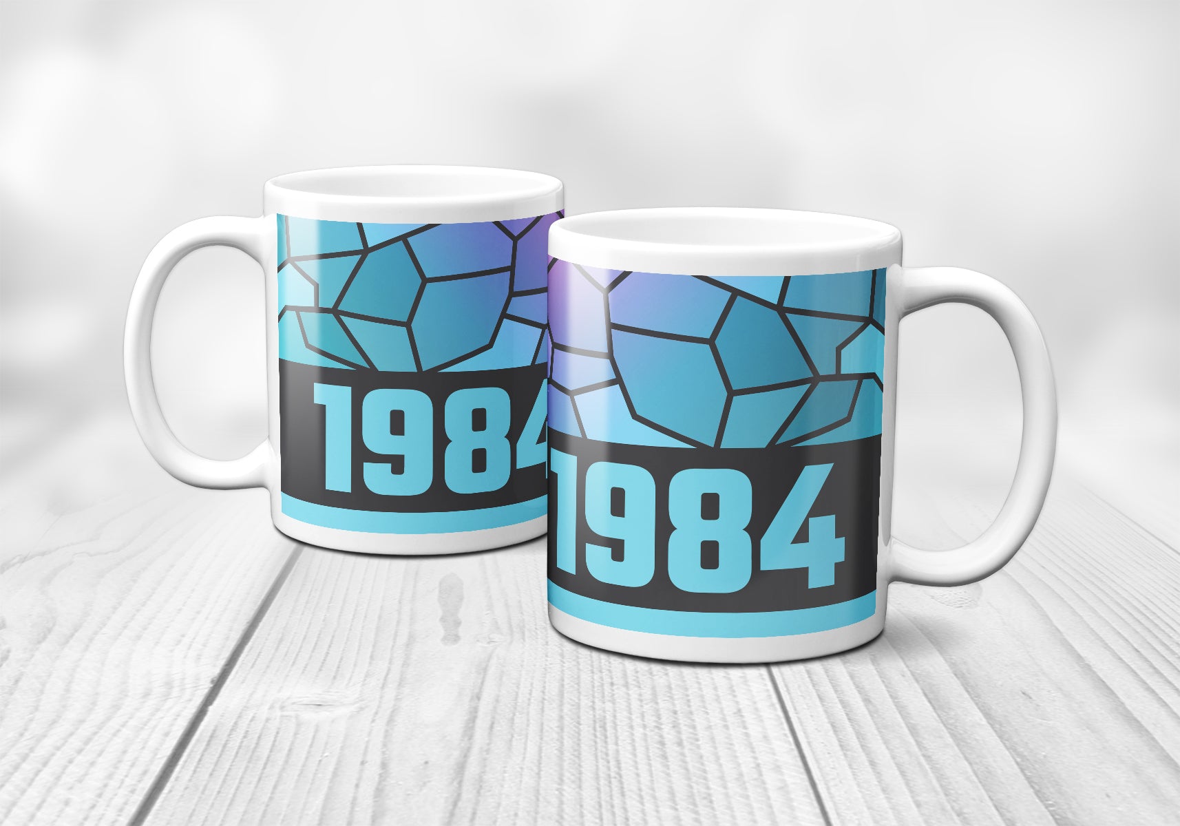 1984 Year Mug (11oz, Charcoal Grey)