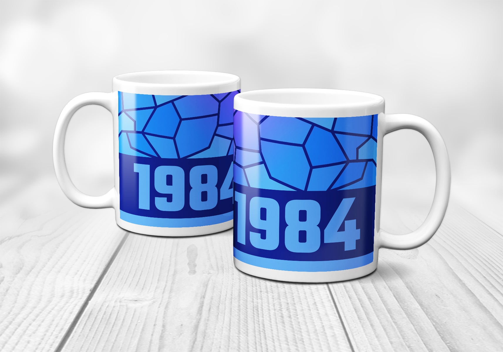 1984 Year Mug (11oz, Royal Blue)