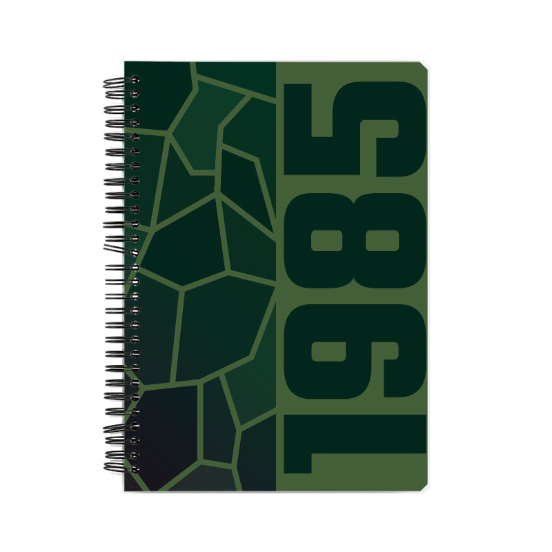 1985 Year Notebook (Olive Green)