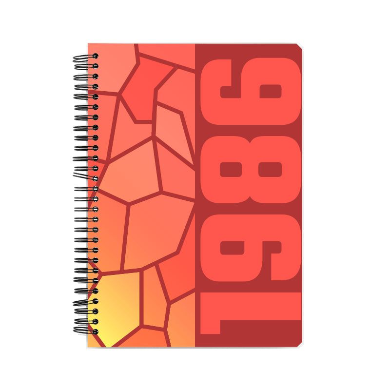 1986 Year Notebook (Red)