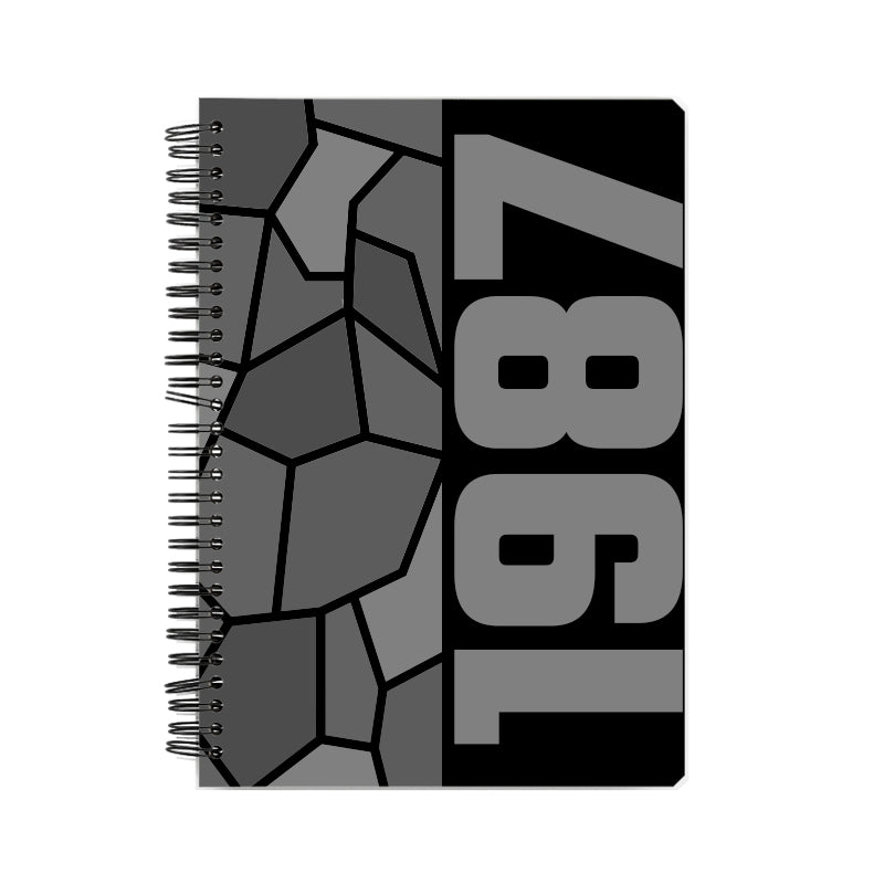 1987 Year Notebook (Black)