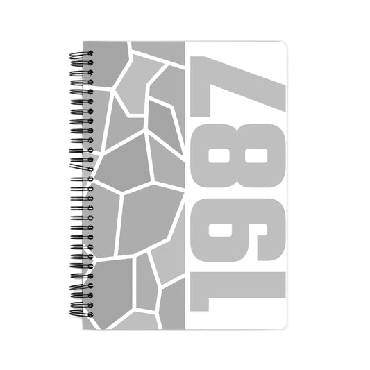 1987 Year Notebook (White)