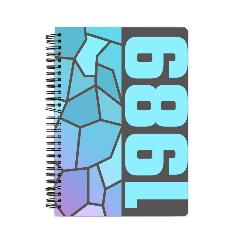 1989 Year Notebook (Charcoal Grey)