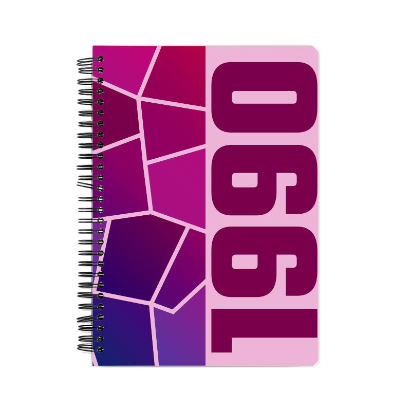 1990 Year Notebook (Light Pink)
