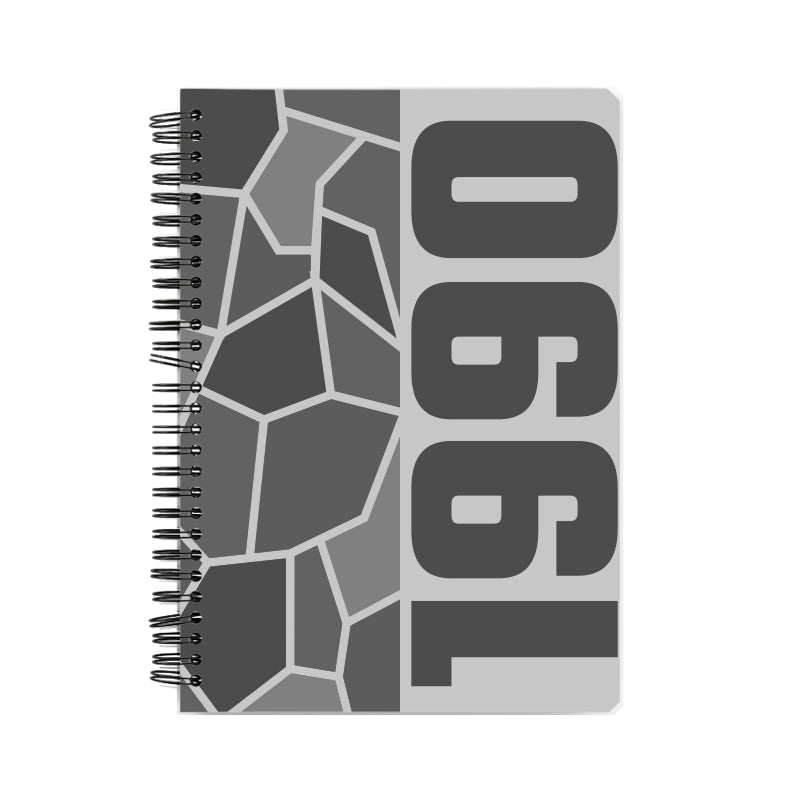 1990 Year Notebook (Melange Grey)