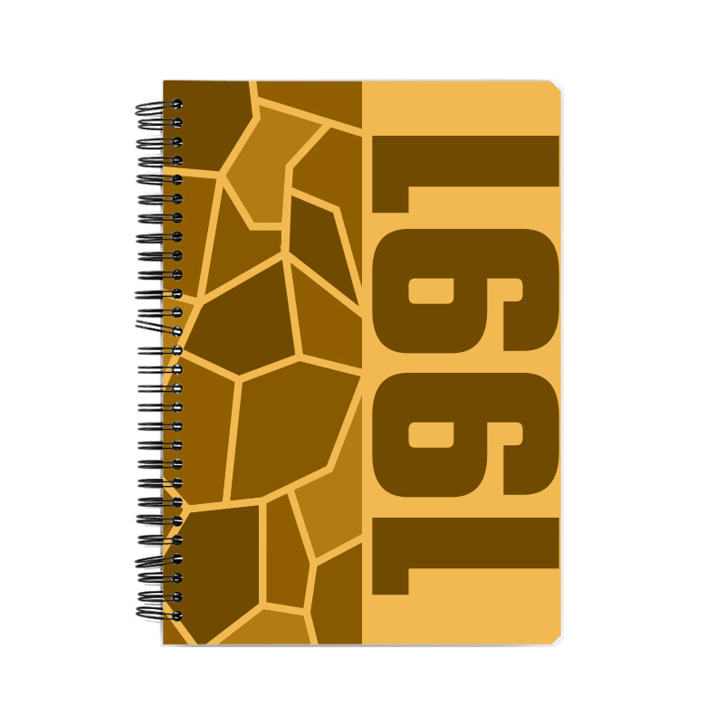 1991 Year Notebook (Golden Yellow)