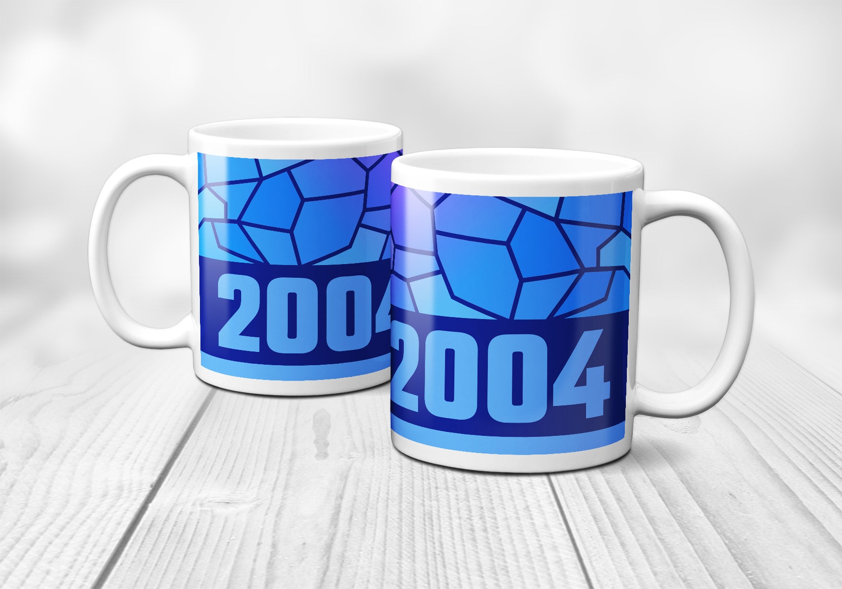 2004 Year Mug (11oz, Royal Blue)