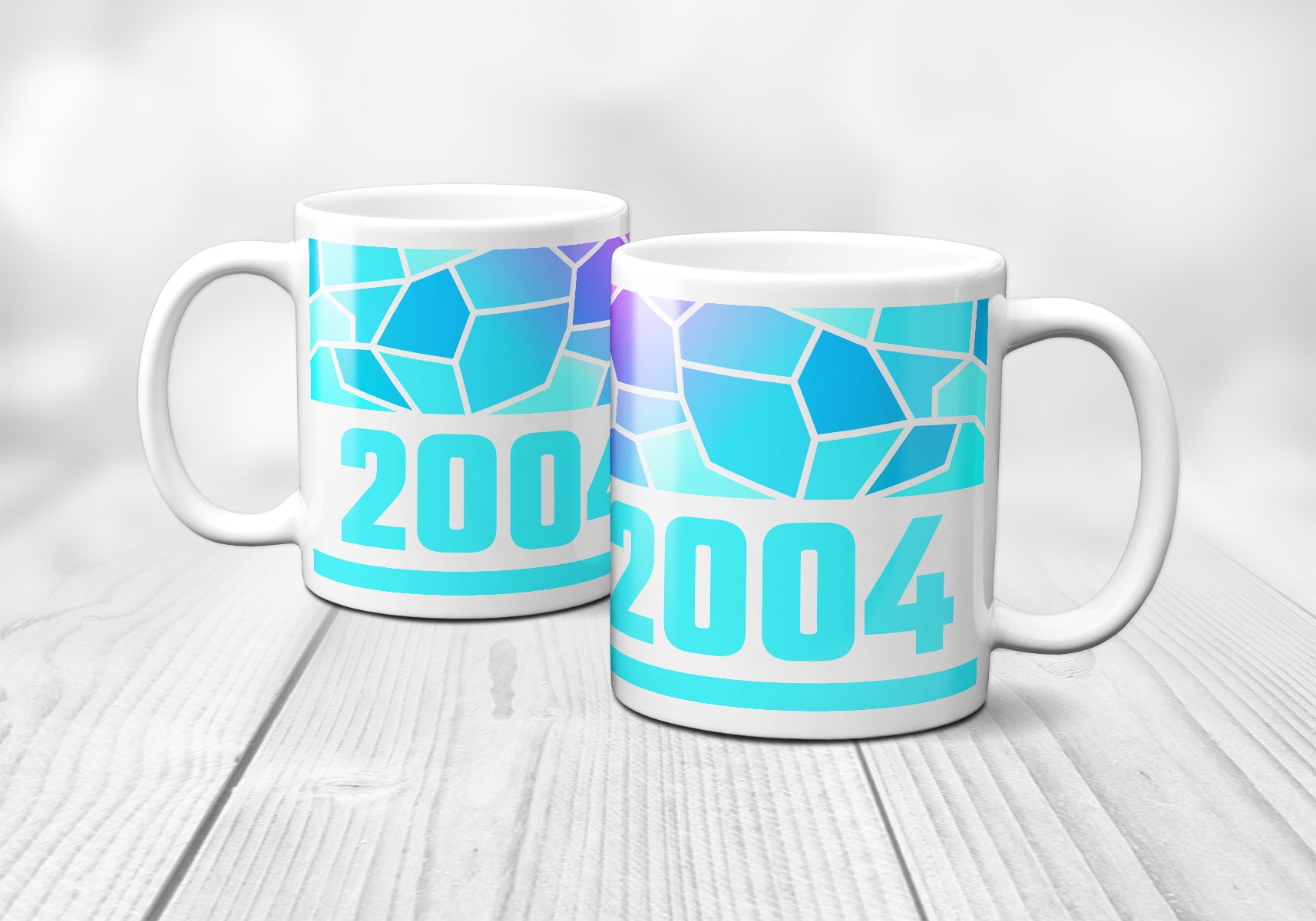 2004 Year Mug (11oz, White)