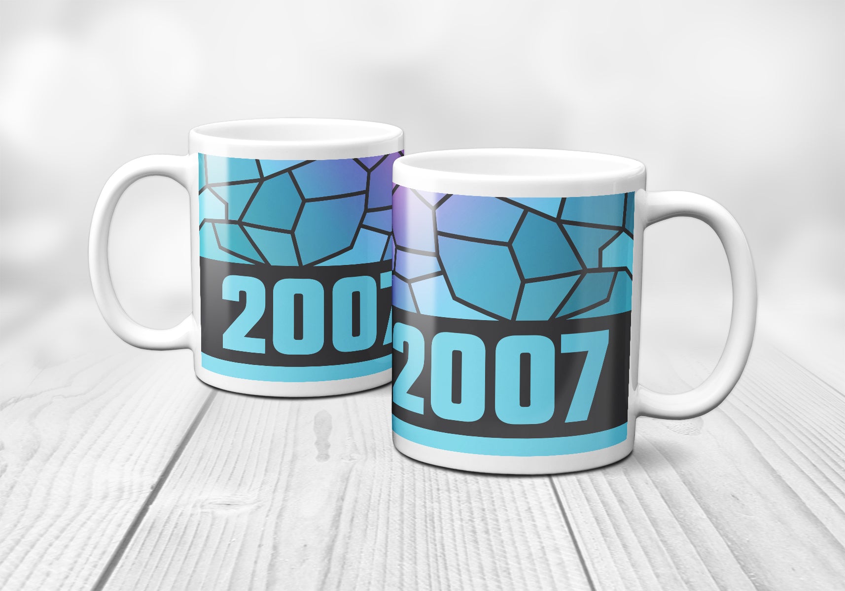 2007 Year Mug (11oz, Charcoal Grey)