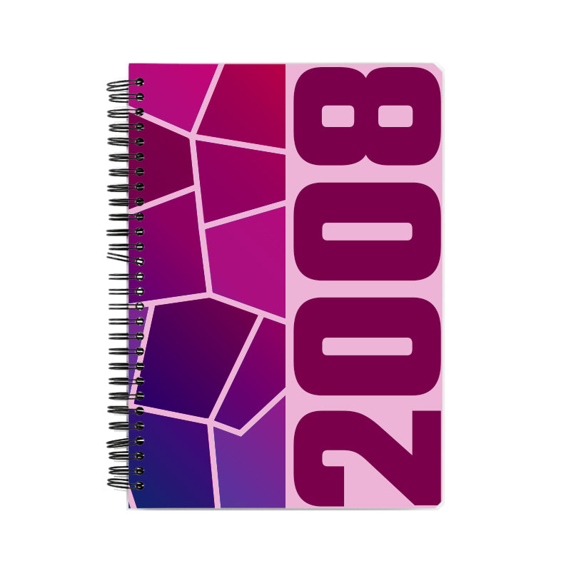 2008 Year Notebook (Light Pink)