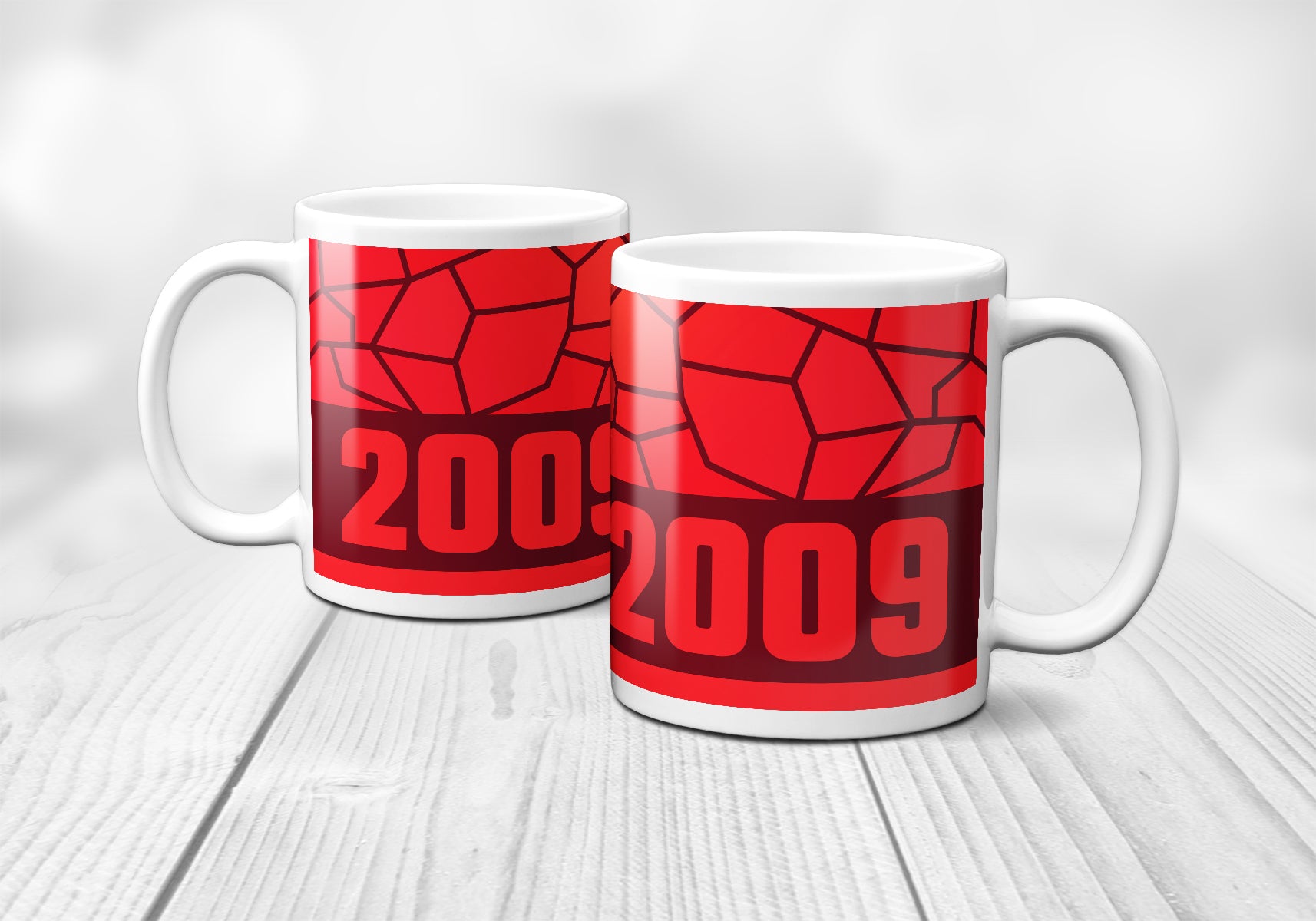 2009 Year Mug (11oz, Maroon)