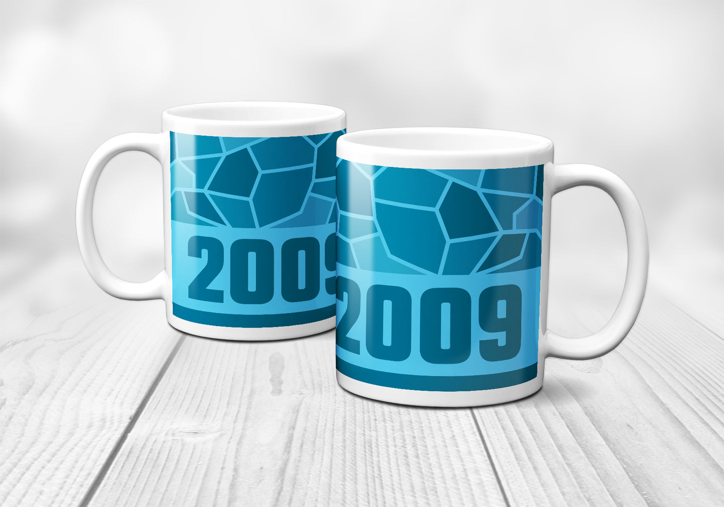 2009 Year Mug (11oz, Sky Blue)