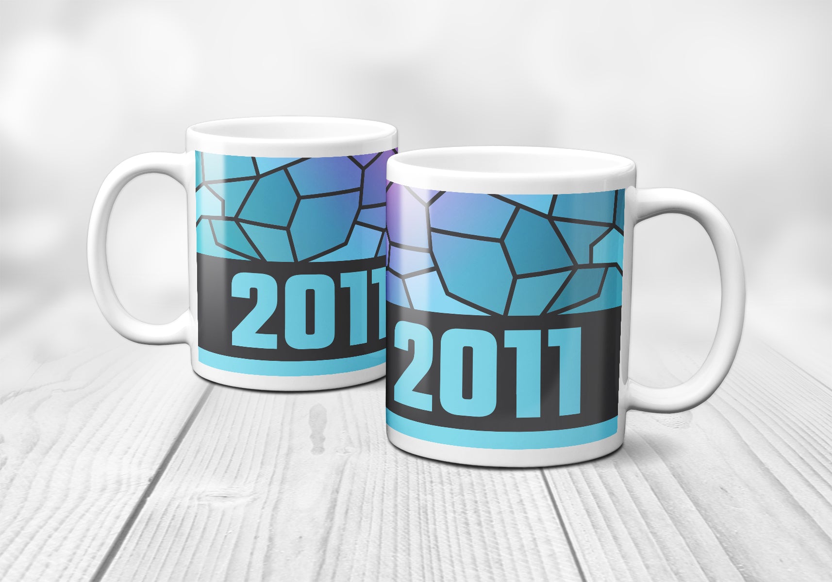 2011 Year Mug (11oz, Charcoal Grey)