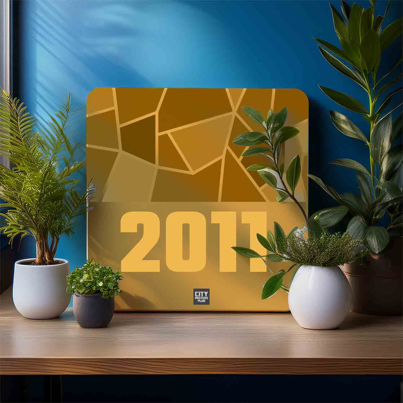 2011 Year Mousepad (Golden Yellow)