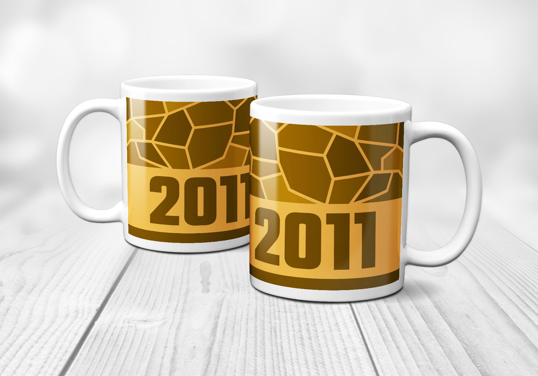2011 Year Mug (11oz, Golden Yellow)